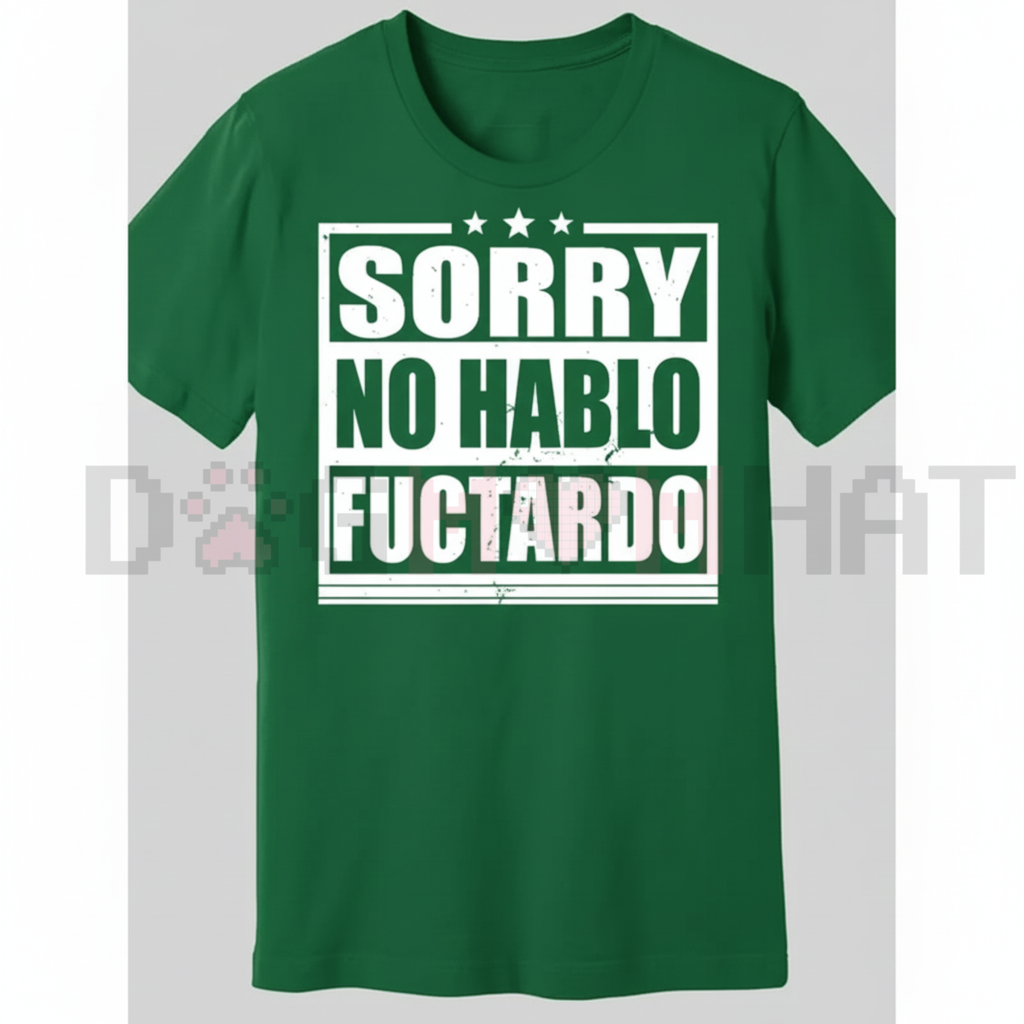 "Sorry No Hablo Fuctardo" Funny T-Shirt