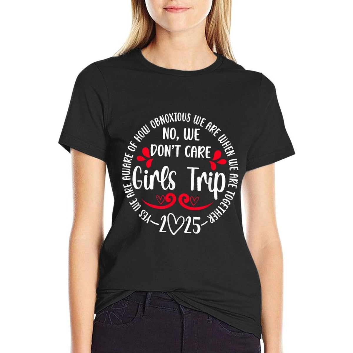 Funny Girls Trip 2025 Vacation Travel Girls Night Out  Classic T-Shirt