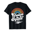 Cruise Graduation Trip Groovy Rainbow T-Shirt - Custom Art Print Men Women