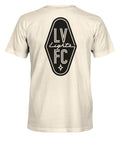 Las Vegas Lights Big Logo Heavyweight Cotton T-Shirt- Natural