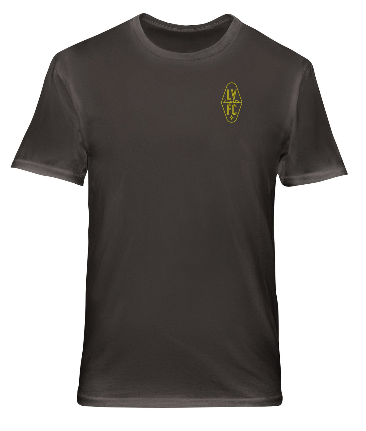 Las Vegas Lights Skyline Soft Wash Cotton T-Shirt - Graphite