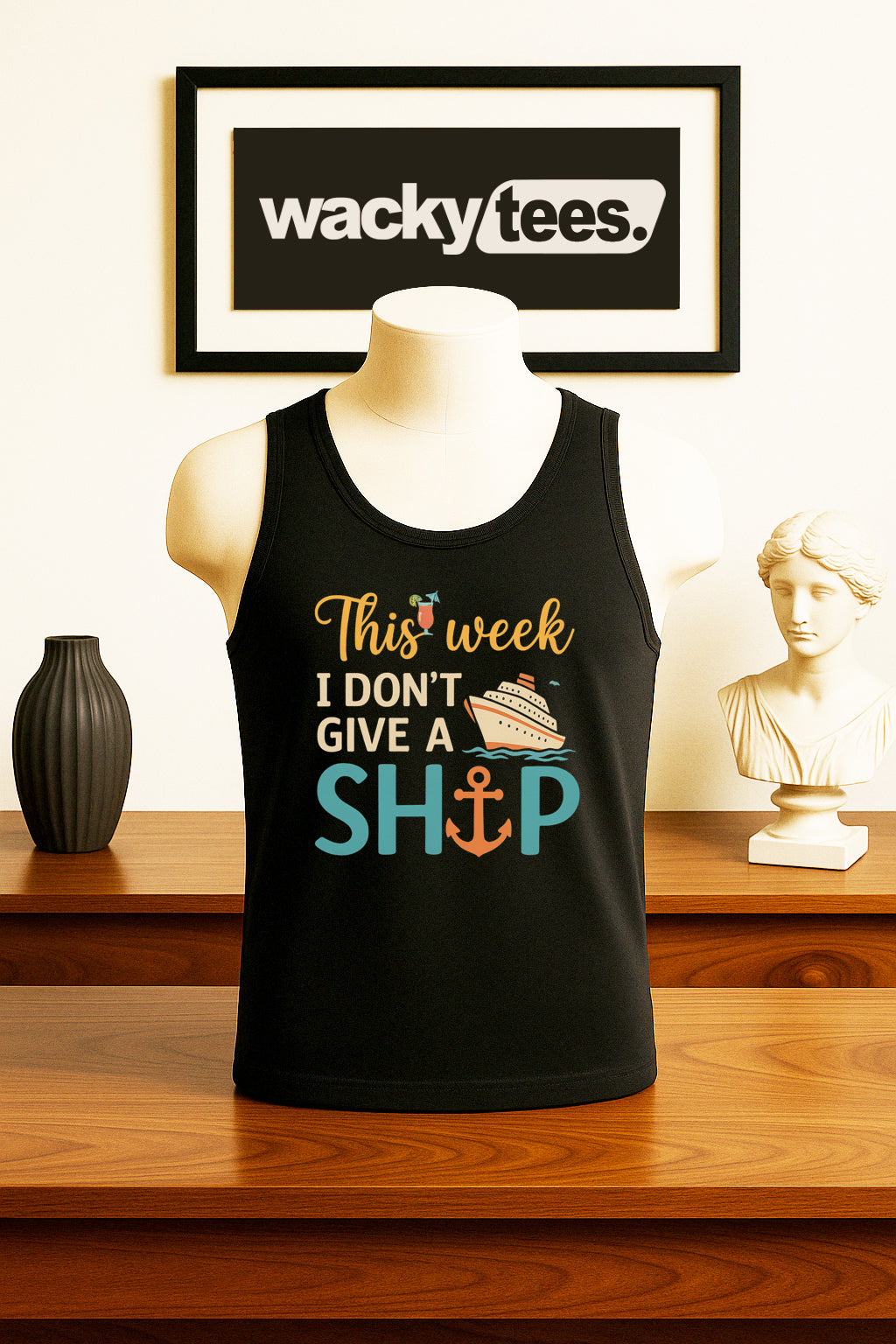 This Week I Dont Give a Ship Cruise Cruising Vacation Graphic Tee Shirt
