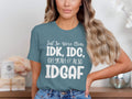 Just So Were Clear Sarcastic Funny Graphic Design T-Shirt